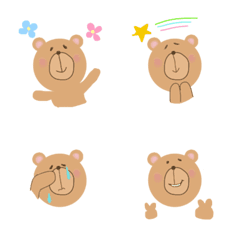 Bear cute easy-to-use emoji