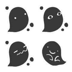 Kawaii black ghost