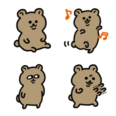 Cute bear emoji*