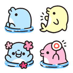 Floating dolphin Emoji