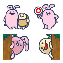 the rabbit and the tortoise Emoji2