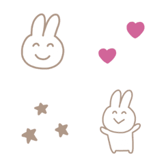 rabbit cute Emoji.