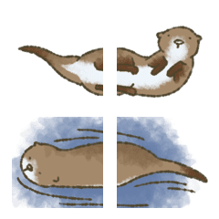 Otter everyday emoji