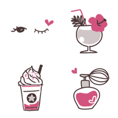 mature and girly simple Emoji 2