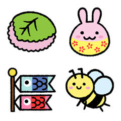 Emoji in pretty spring