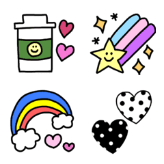 Pop and cute emoji emoji