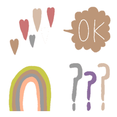 Popopo's simple color emoji