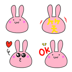 Rabbit cute emoji1