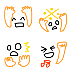 Colorful face emojis 5