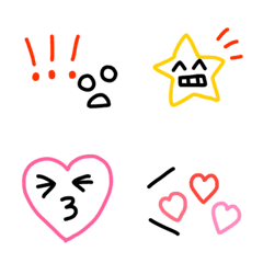 Colorful simple emojis 11
