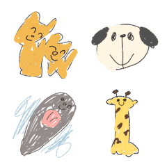 oekaki mitaima emoji8 animals