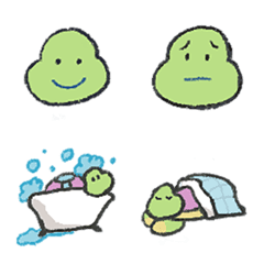 Happy Turtle Lily Emoji