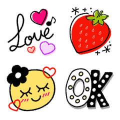 Crisp and cute emoji