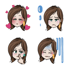 'Cute emoji of Lucie