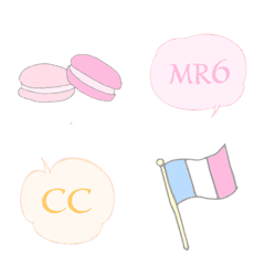 French abbreviations and cute Emoji