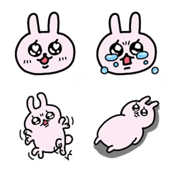 情緒不穩定的兔子表情符號