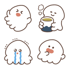 Cute squid emoji 3