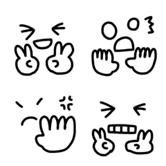 Monotone simple emojis 9