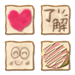 Toast message emoji
