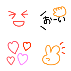 Colorful simple emojis 13