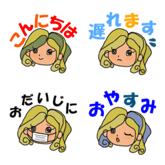 kawaiiii girl emoji
