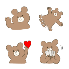 High tension bear emoji 1