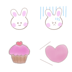 funwari Emoji rabbit