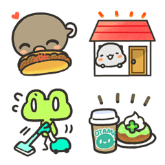 Daytime Emoji of tadpole family