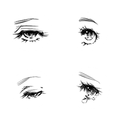Eyes in Japanese girls Manga