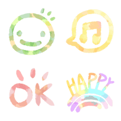 simple Emoji Watercolor