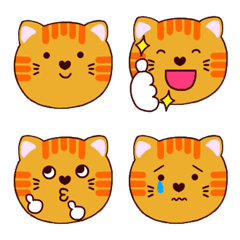 This is a beloved Emoji of Red tabby.