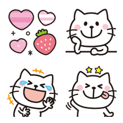 Adult cute Mr.cat emoji 4