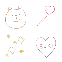 Natural and simple emojii