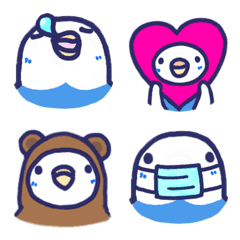 Kawaii parakeet emoji