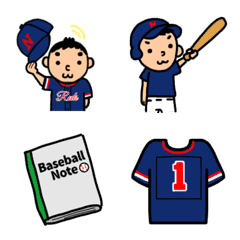 It is a baseball boy emoji.