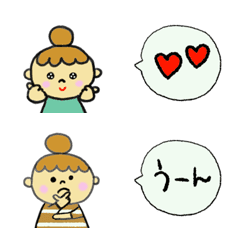 Girl speech ballon emoji