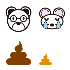Simple bear and mouse