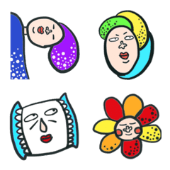 Comical employee paintings -Emoji-