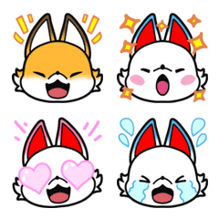 Little fox emoji INARI