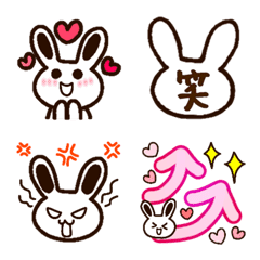 Emoji of a rabbit