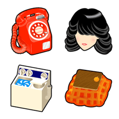 Showa Retro in Japan Emoji