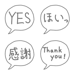 Speech balloon Text Emoji Sticker
