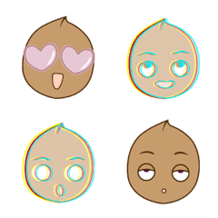 Peanut babies (emoji)
