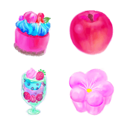 Desserts Emoji(thick painted winds)