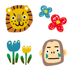 Various animal pictograms