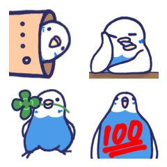 Kawaii parakeet emoji 2