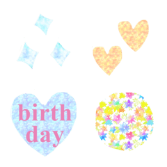 Birthday decoration emoji