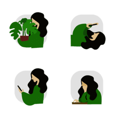 Green sweater