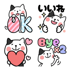 emoji by bicolor cat. No.01