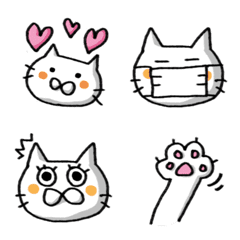 Cat-white-Emoji